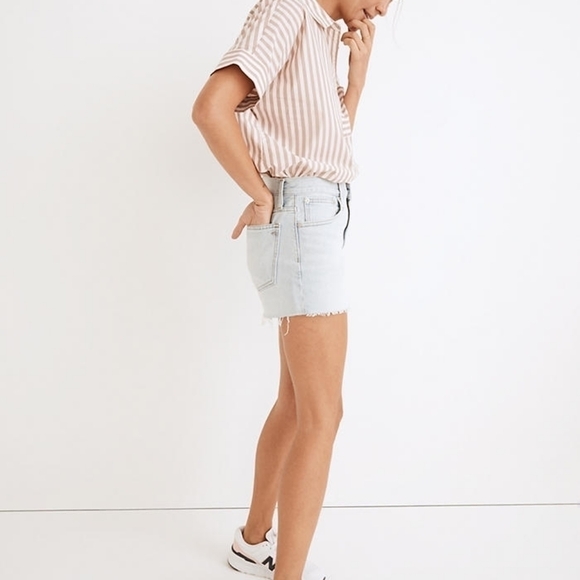 NWT Madewell Relaxed Denim Shorts in Essen Wash $78 - Picture 4 of 13